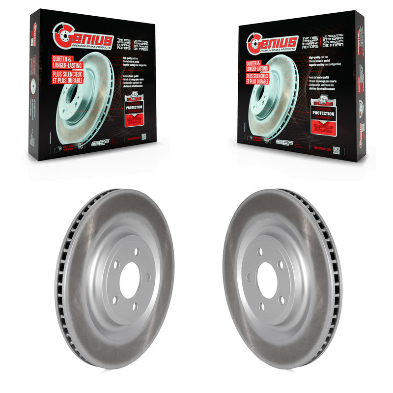 Genius KG-101652 Disc Brake Rotor for 2020-2024 Ford Mustang, Ford Explorer and More - Rear