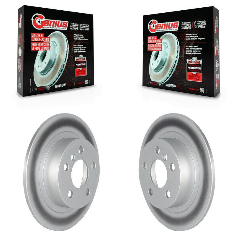 Genius KG-101658 Disc Brake Rotor for 2014-2024 Mini Cooper, Mini Cooper Clubman and More - Rear