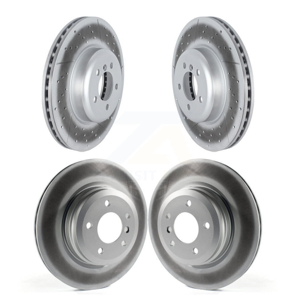 Genius KG-101674 Disc Brake Rotor for 2012 BMW 335i - Front and Rear