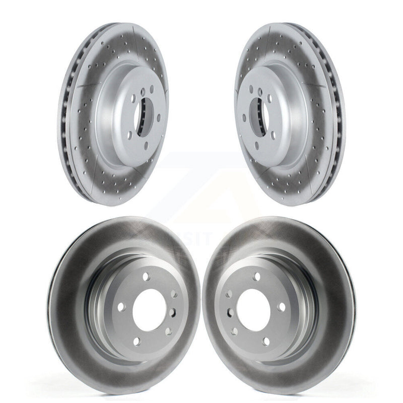Genius KG-101674 Disc Brake Rotor for 2012 BMW 335i - Front and Rear
