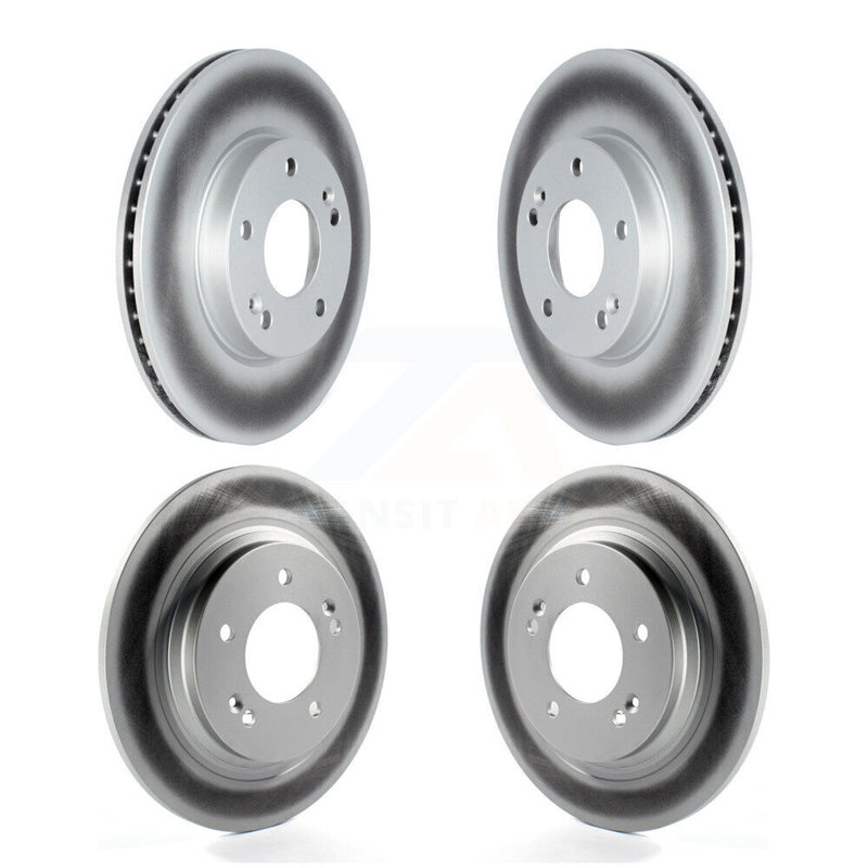 Genius KG-101686 Disc Brake Rotor for 2017-2019 Kia Niro, Hyundai Ioniq - Front and Rear
