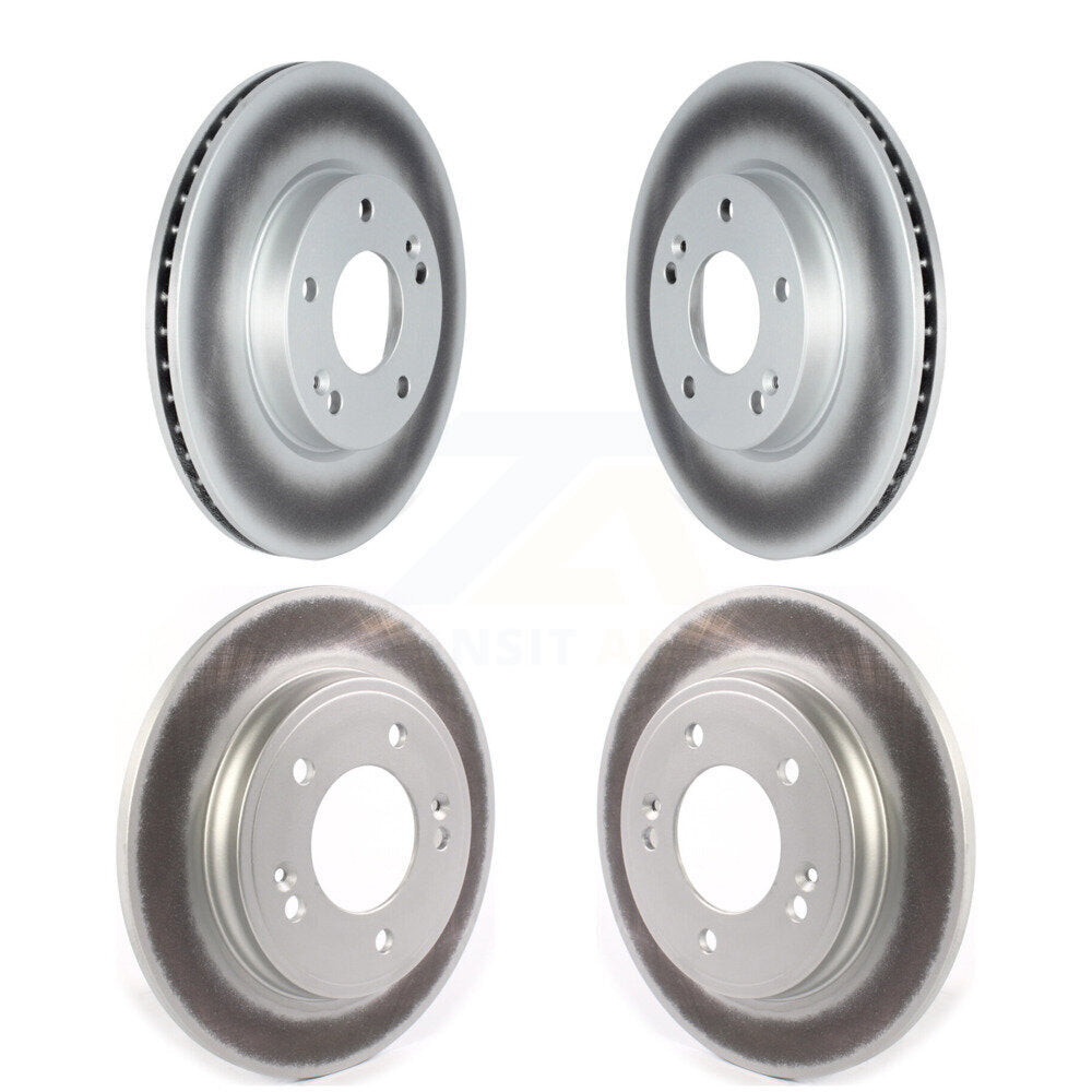 Genius KG-101687 Disc Brake Rotor for 2017-2022 Kia Niro, Hyundai Ioniq - Front and Rear