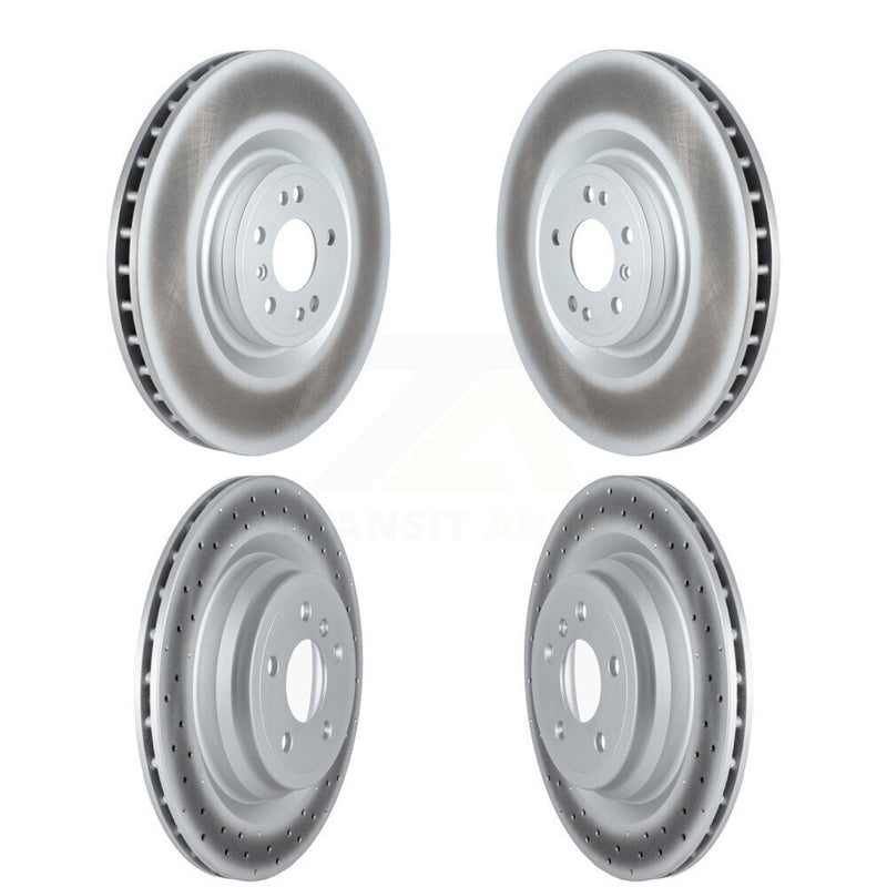 Genius KG-101695 Disc Brake Rotor for 2014-2019 Mercedes-Benz GLE400, Mercedes-Benz GLE43 AMG and More - Front and Rear