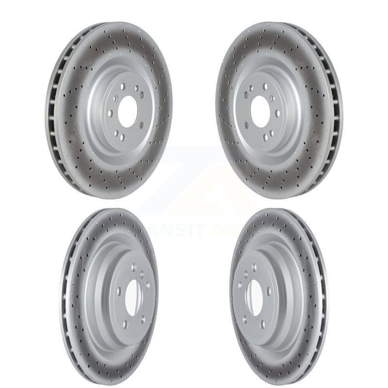 Genius KG-101696 Disc Brake Rotor for 2014-2019 Mercedes-Benz GLE400, Mercedes-Benz GLE43 AMG and More - Front and Rear