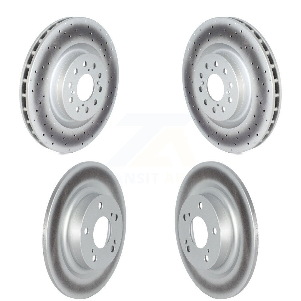 Genius KG-101699 Disc Brake Rotor for 2017-2020 Honda Civic - Front and Rear