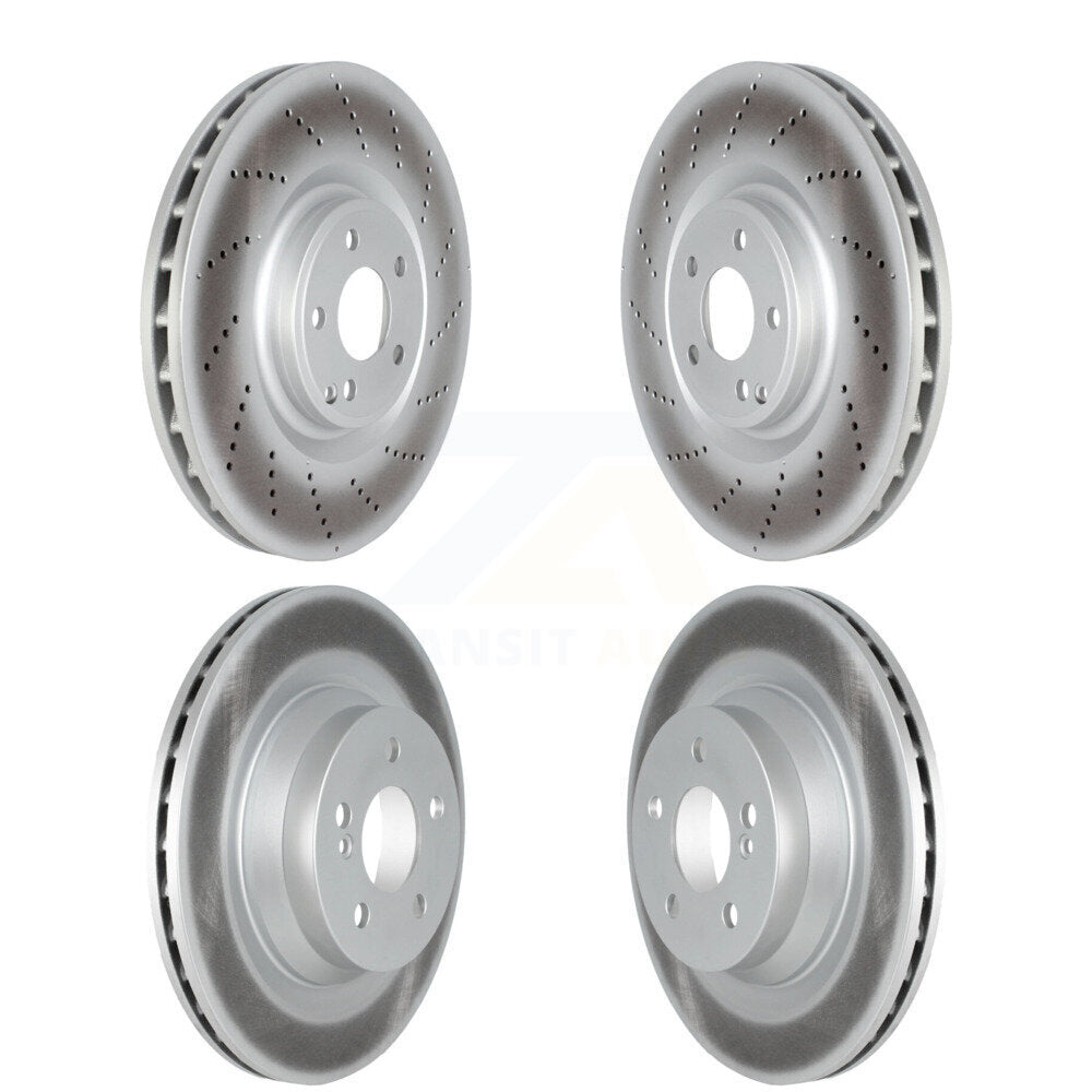 Genius KG-101708 Disc Brake Rotor for 2012-2018 Mercedes-Benz CLS550 - Front and Rear
