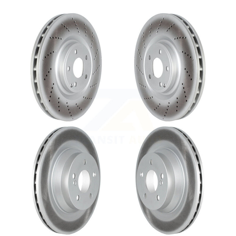 Genius KG-101708 Disc Brake Rotor for 2012-2018 Mercedes-Benz CLS550 - Front and Rear