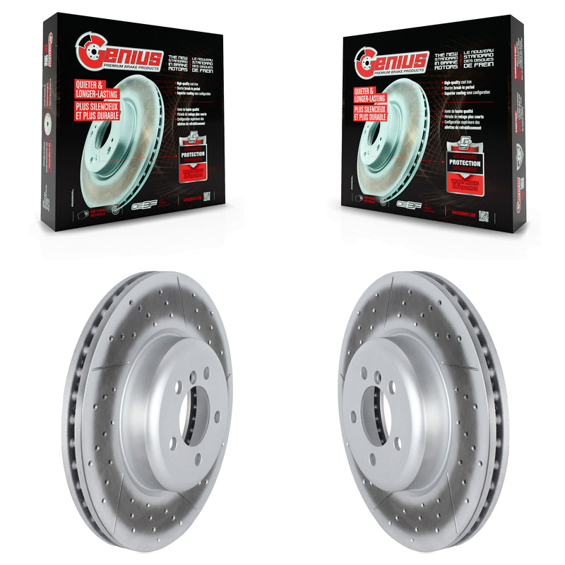 Genius KG-101716 Disc Brake Rotor for 2012-2021 BMW 330i, BMW 230i xDrive and More - Front