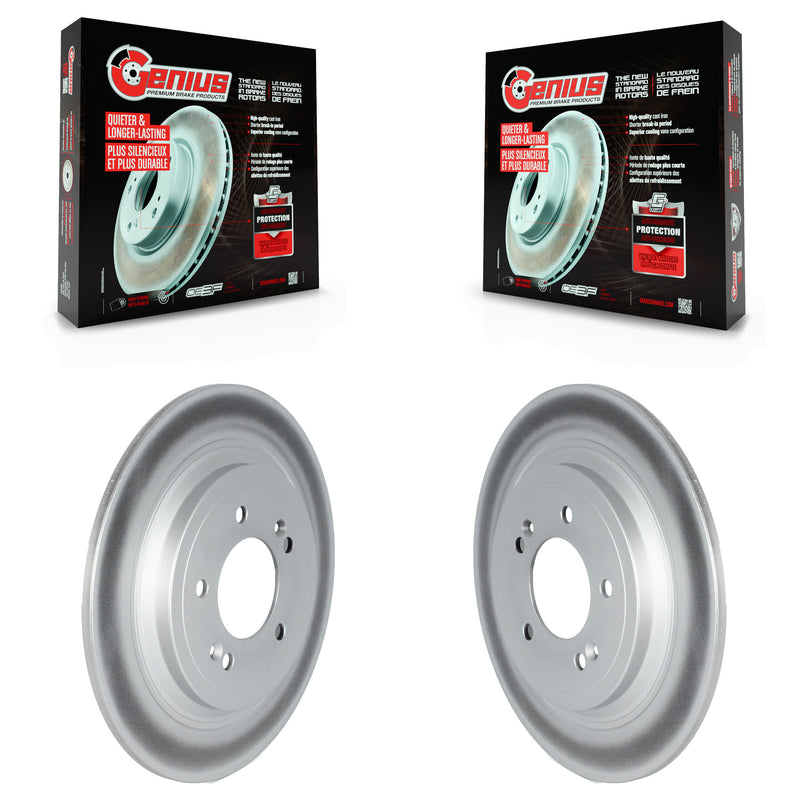 Genius KG-101729 Disc Brake Rotor for 2017-2022 Hyundai Nexo, Hyundai Tucson, Kia Sportage - Rear