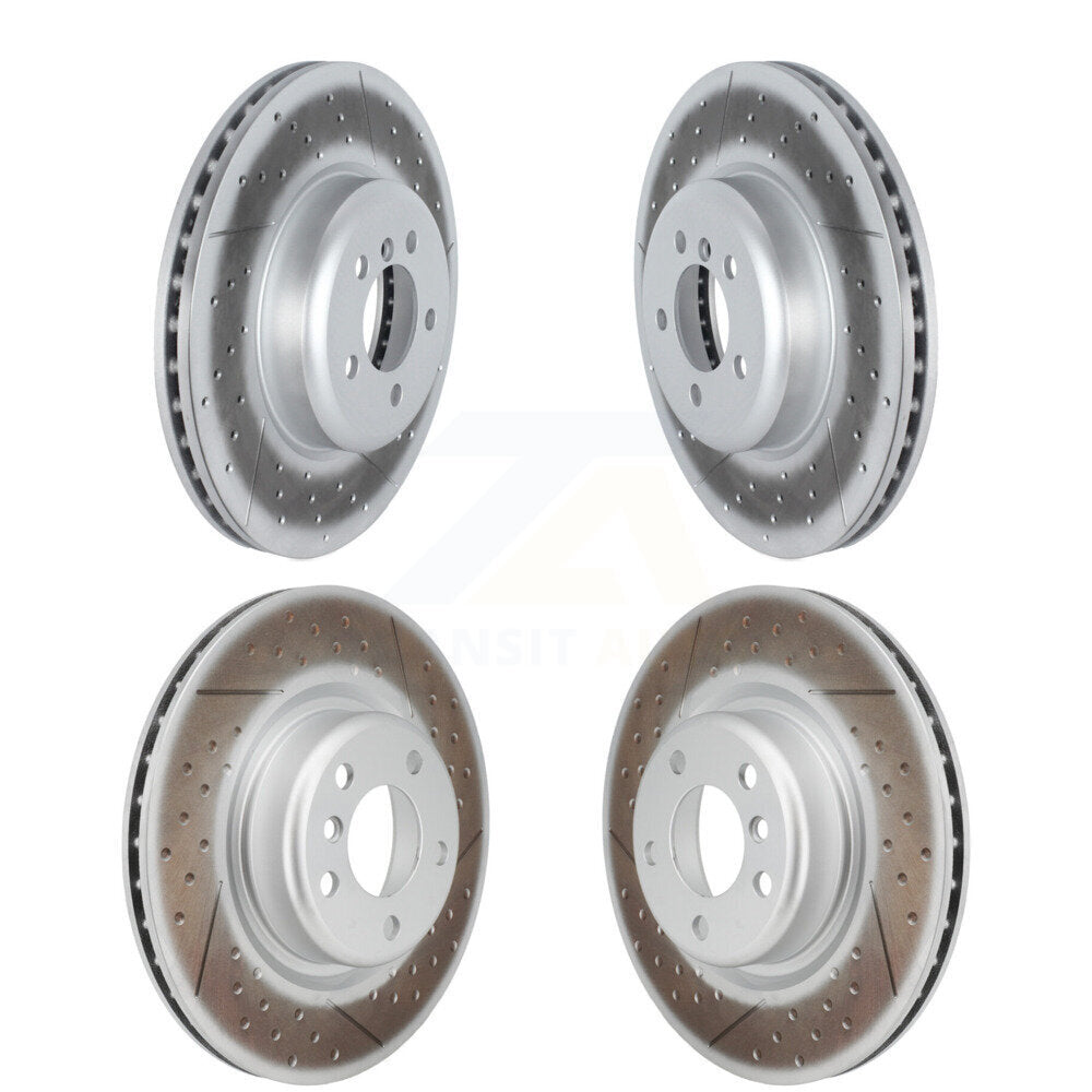 Genius KG-101742 Disc Brake Rotor for 2018-2020 BMW M240i, BMW M240i xDrive - Front and Rear