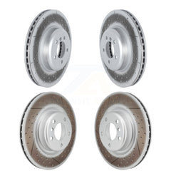 Genius KG-101742 Disc Brake Rotor for 2018-2020 BMW M240i, BMW M240i xDrive - Front and Rear