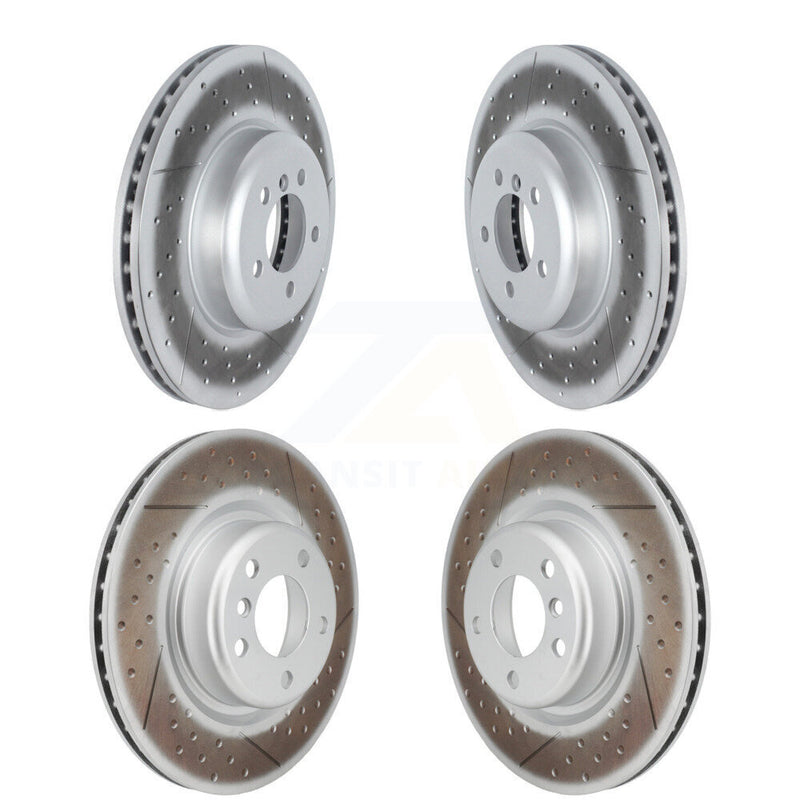 Genius KG-101742 Disc Brake Rotor for 2018-2020 BMW M240i, BMW M240i xDrive - Front and Rear