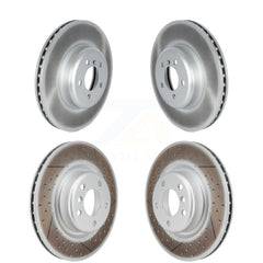 Genius KG-101743 Disc Brake Rotor for 2018-2020 BMW M240i, BMW M240i xDrive - Front and Rear