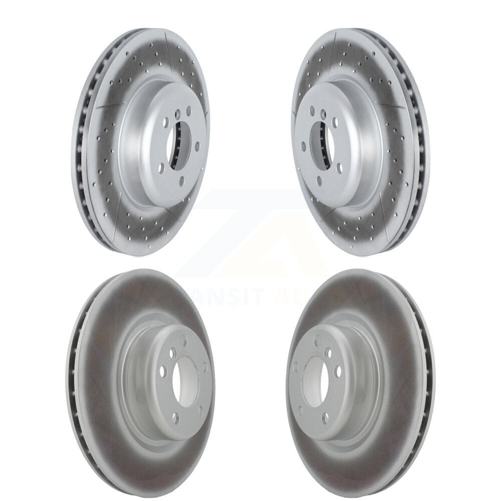Genius KG-101744 Disc Brake Rotor for 2018-2020 BMW M240i, BMW M240i xDrive - Front and Rear