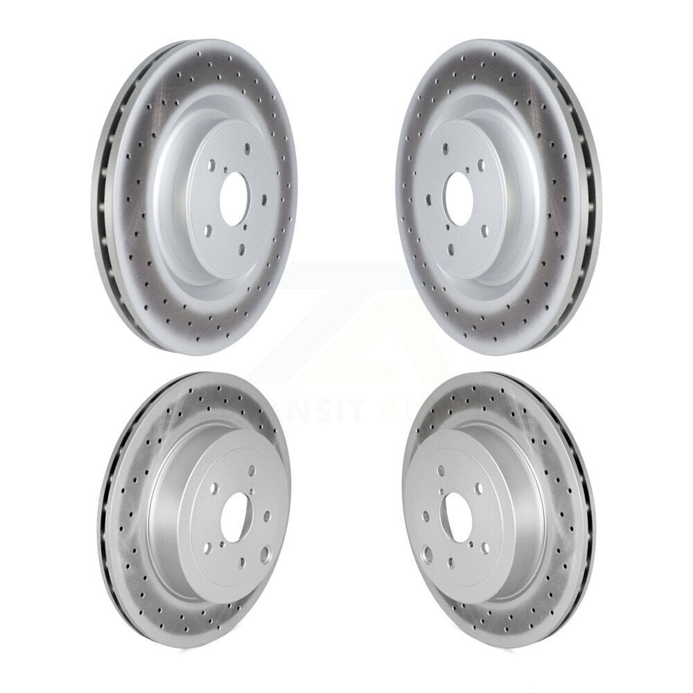 Genius KG-101775 Disc Brake Rotor for 2018-2020 Subaru WRX STI - Front and Rear