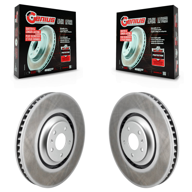 Genius KG-101790 Disc Brake Rotor for 2011-2018 Audi SQ5, Audi A8 Quattro - Front
