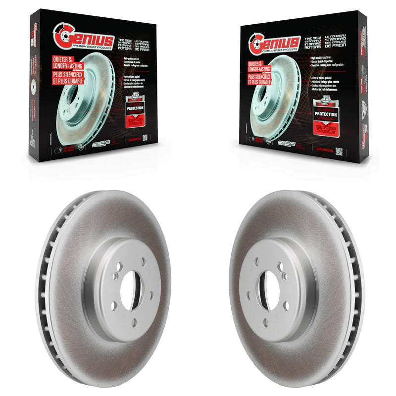 Genius KG-101791 Disc Brake Rotor for 2015-2021 Mercedes-Benz GLC300, Mercedes-Benz C300 and More - Front