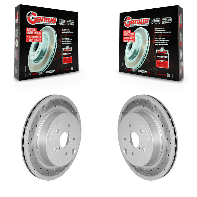 Genius KG-101796 Disc Brake Rotor for 2018-2021 Subaru WRX STI - Rear