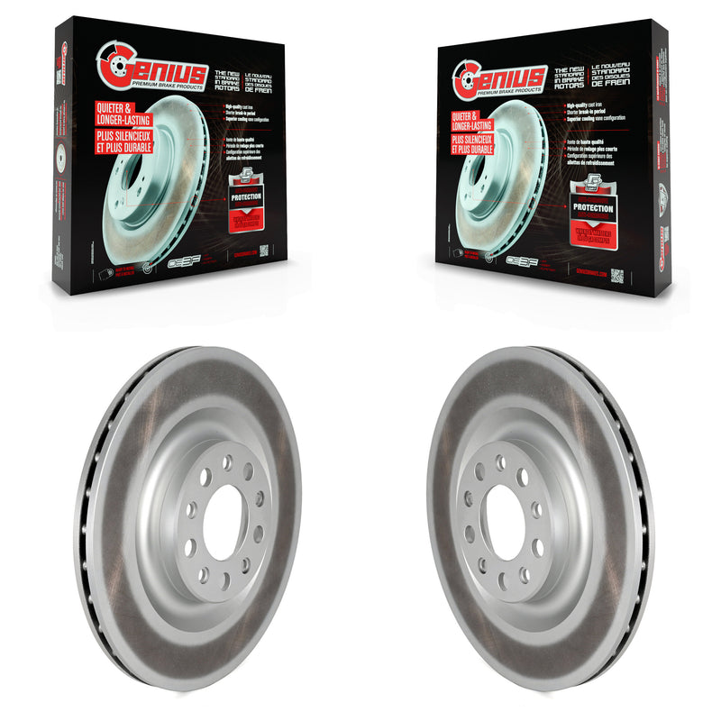 Genius KG-101798 Disc Brake Rotor for 2017-2020 Alfa Romeo Stelvio, Alfa Romeo Giulia - Rear