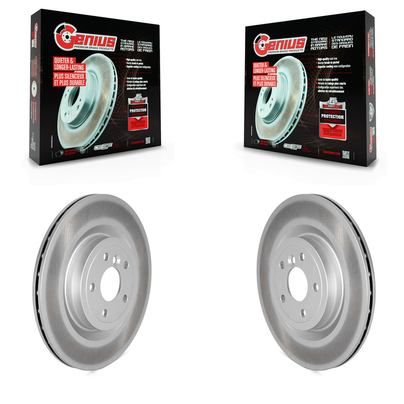Genius KG-101800 Disc Brake Rotor for 2016-2022 Jaguar XE, Jaguar XF - Rear