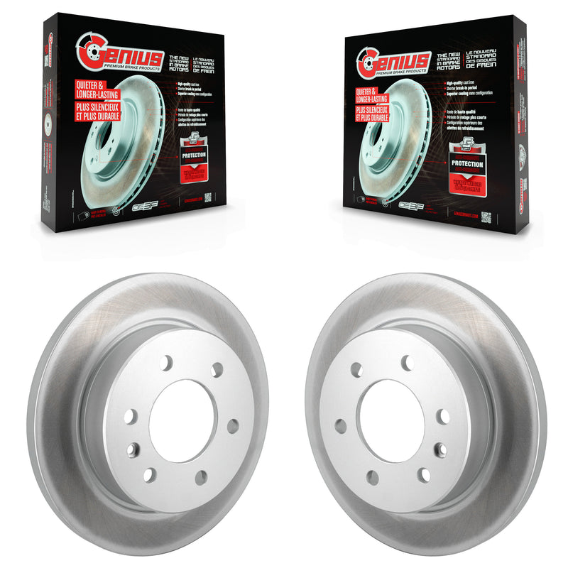Genius KG-101827 Disc Brake Rotor for 2019-2024 Mercedes-Benz Sprinter 1500, Freightliner Sprinter 2500 and More - Rear