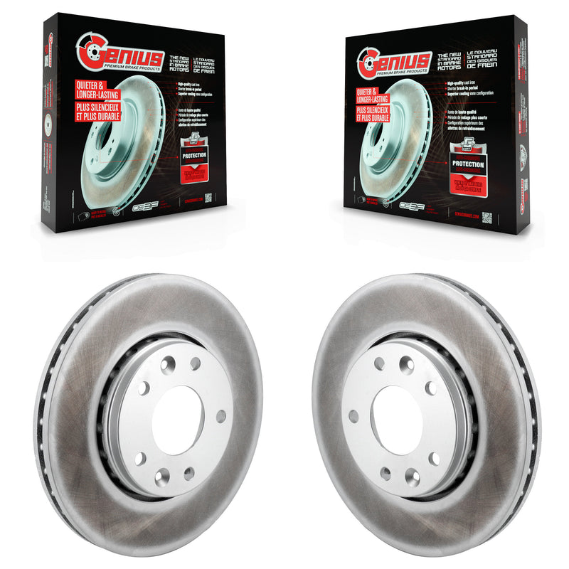 Genius KG-101851 Disc Brake Rotor for 2020-2023 Nissan Kicks, Nissan Sentra - Front