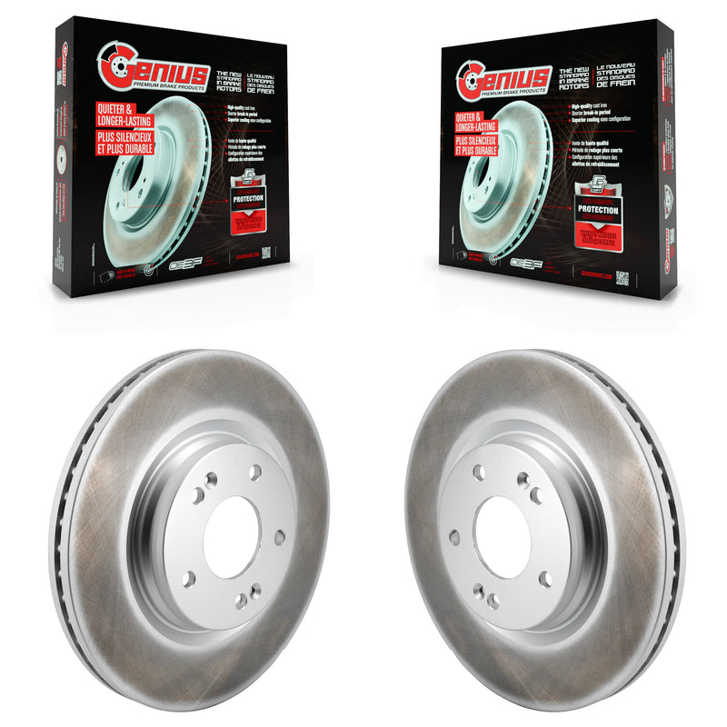 Genius KG-101856 Disc Brake Rotor for 2020-2025 Kia K5, Hyundai Elantra and More - Front