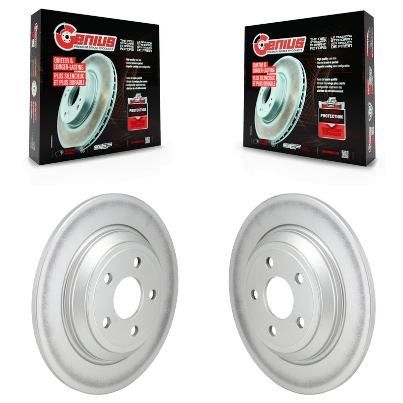 Genius KG-101866 Disc Brake Rotor for 2016-2025 Ford Bronco Sport, Ford Escape and More - Rear