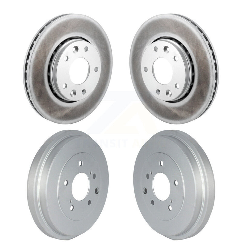 Genius KG-101867 Disc Brake Rotor and Hub Assembly for 2020-2022 Nissan Sentra - Front and Rear