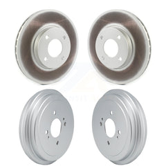 Genius KG-101868 Disc Brake Rotor and Hub Assembly for 2018-2023 Nissan Kicks, Nissan Versa - Front and Rear