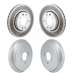 Genius KG-101869 Disc Brake Rotor and Hub Assembly for 2021-2023 Nissan Kicks - Front and Rear