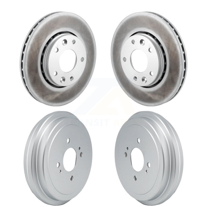 Genius KG-101869 Disc Brake Rotor and Hub Assembly for 2021-2023 Nissan Kicks - Front and Rear