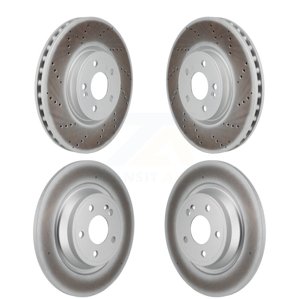 Genius KG-101895 Disc Brake Rotor for 2020-2023 Mercedes-Benz EQB 300, Mercedes-Benz EQB 350 and More - Front and Rear