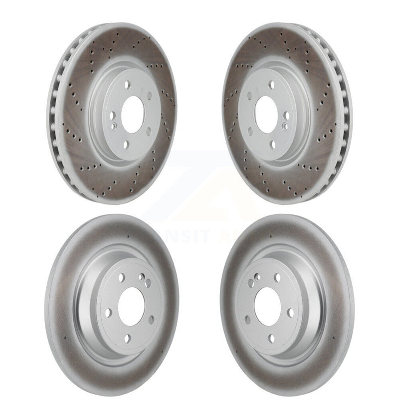 Genius KG-101895 Disc Brake Rotor for 2020-2023 Mercedes-Benz EQB 300, Mercedes-Benz EQB 350 and More - Front and Rear