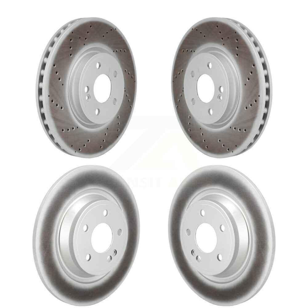 Genius KG-101897 Disc Brake Rotor for 2020-2023 Mercedes-Benz EQB 300, Mercedes-Benz EQB 350 and More - Front and Rear