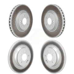 Genius KG-101897 Disc Brake Rotor for 2020-2023 Mercedes-Benz EQB 300, Mercedes-Benz EQB 350 and More - Front and Rear