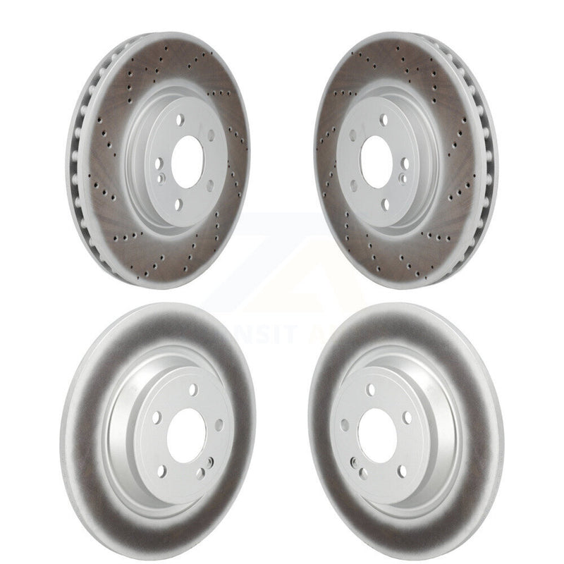 Genius KG-101897 Disc Brake Rotor for 2020-2023 Mercedes-Benz EQB 300, Mercedes-Benz EQB 350 and More - Front and Rear