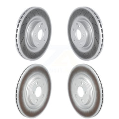 Genius KG-101900 Disc Brake Rotor for 2017 Mercedes-Benz E400 - Front and Rear