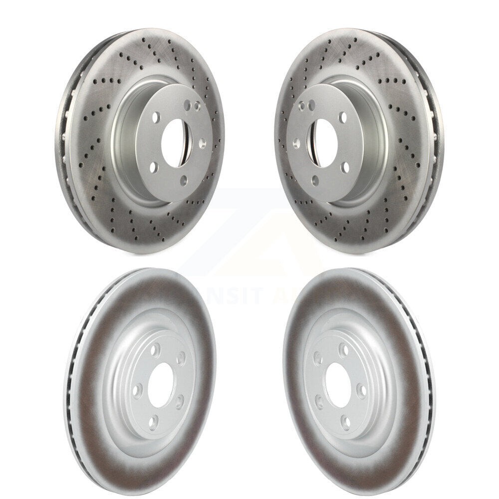 Genius KG-101902 Disc Brake Rotor for 2017 Mercedes-Benz E400 - Front and Rear