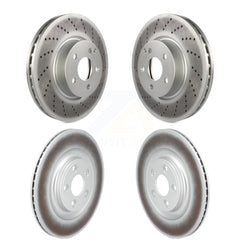 Genius KG-101902 Disc Brake Rotor for 2017 Mercedes-Benz E400 - Front and Rear