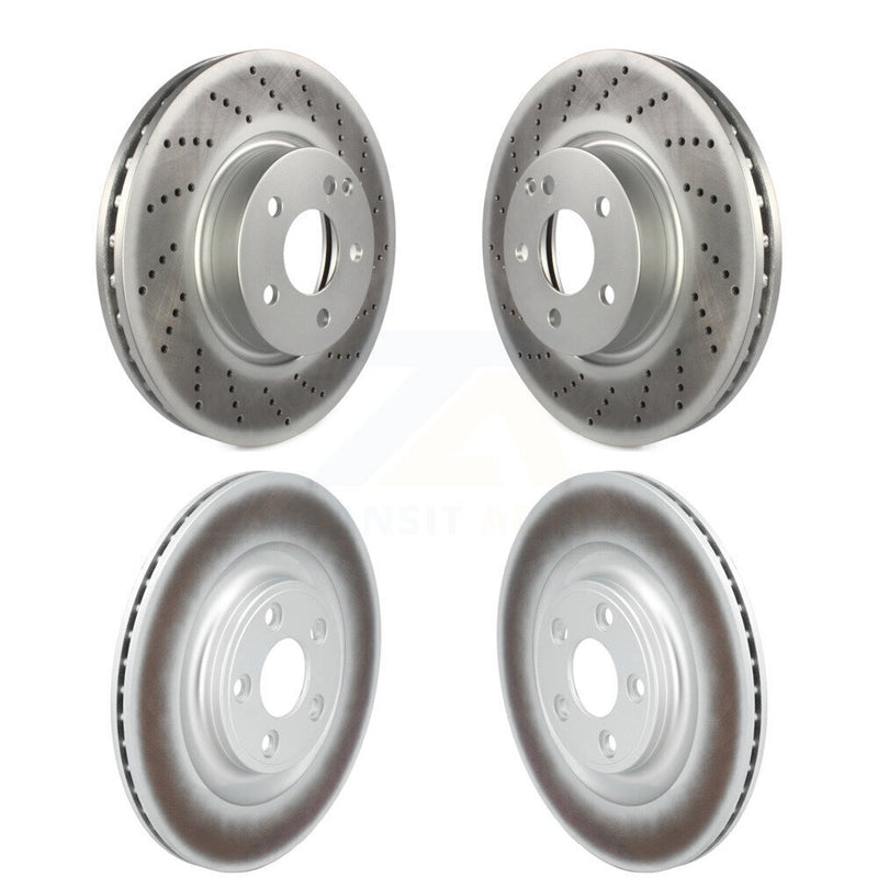 Genius KG-101902 Disc Brake Rotor for 2017 Mercedes-Benz E400 - Front and Rear