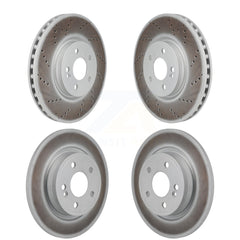 Genius KG-101905 Disc Brake Rotor for 2019-2022 Mercedes-Benz A220 - Front and Rear