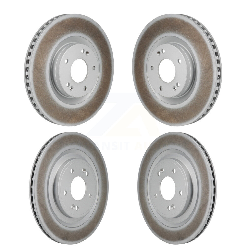 Genius KG-101913 Disc Brake Rotor for 2021-2025 Hyundai Santa Fe, Kia Sorento - Front and Rear