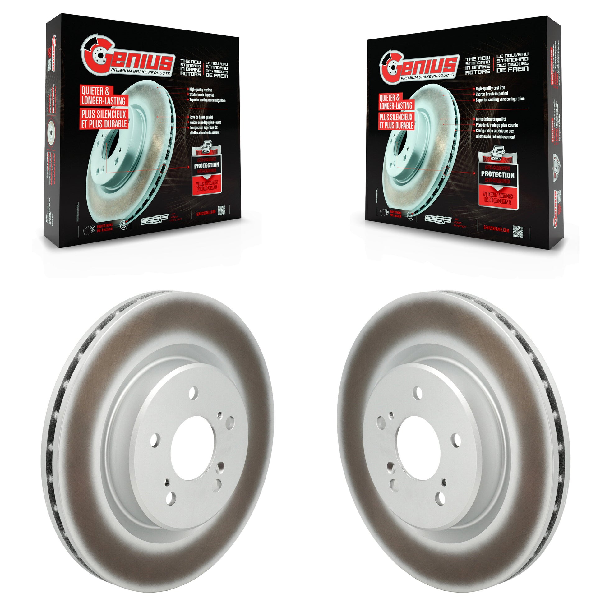 Genius KG-101959 Disc Brake Rotor for 2021-2023 Acura TLX - Front