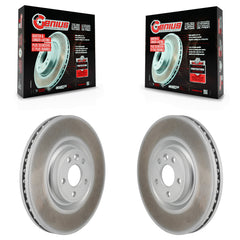 Genius KG-101967 Disc Brake Rotor for 2016-2020 Jaguar E-Pace, Land Rover Discovery Sport, Land Rover Range Rover Evoque - Front