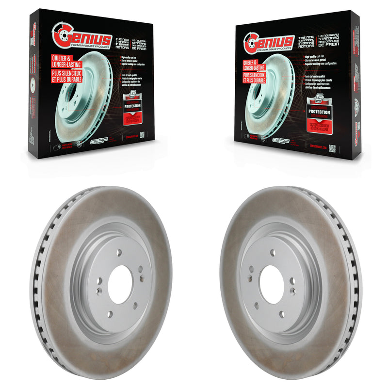 Genius KG-101973 Disc Brake Rotor for 2021-2025 Kia K5, Hyundai Sonata - Front