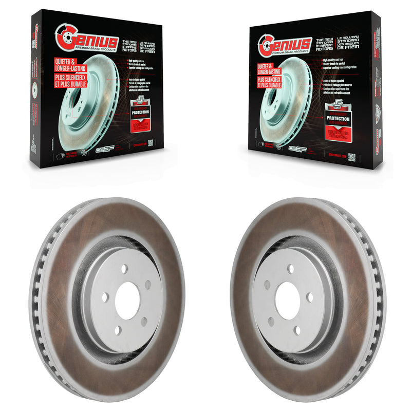 Genius KG-101975 Disc Brake Rotor for 2019-2024 Ford Edge - Front