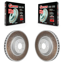 Genius KG-101977 Disc Brake Rotor for 2016-2023 Mercedes-Benz E53 AMG, Mercedes-Benz E350 and More - Front