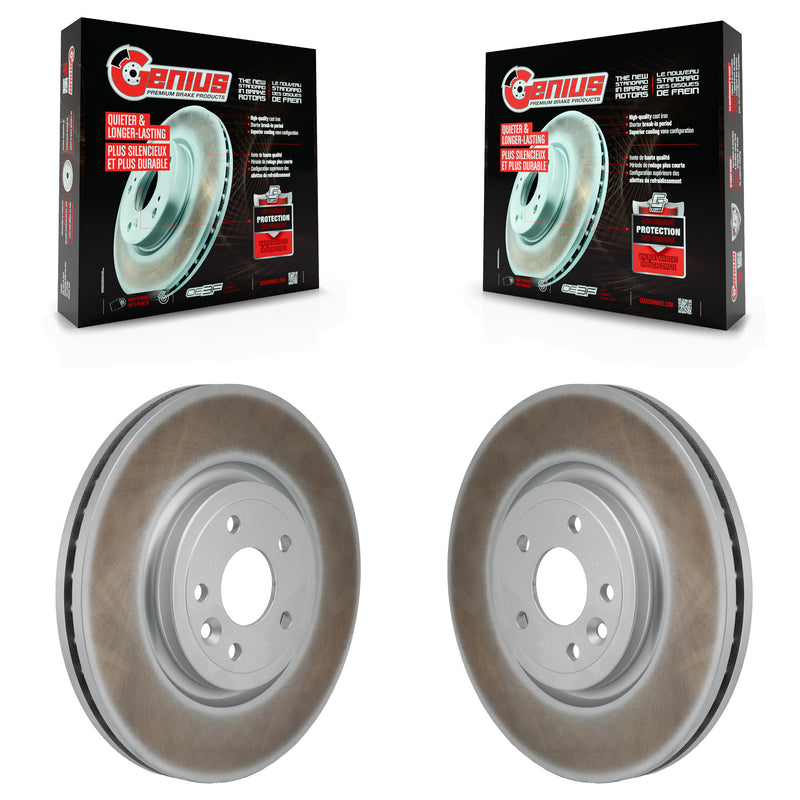 Genius KG-101978 Disc Brake Rotor for 2016-2024 Jaguar XE, Jaguar XF - Front