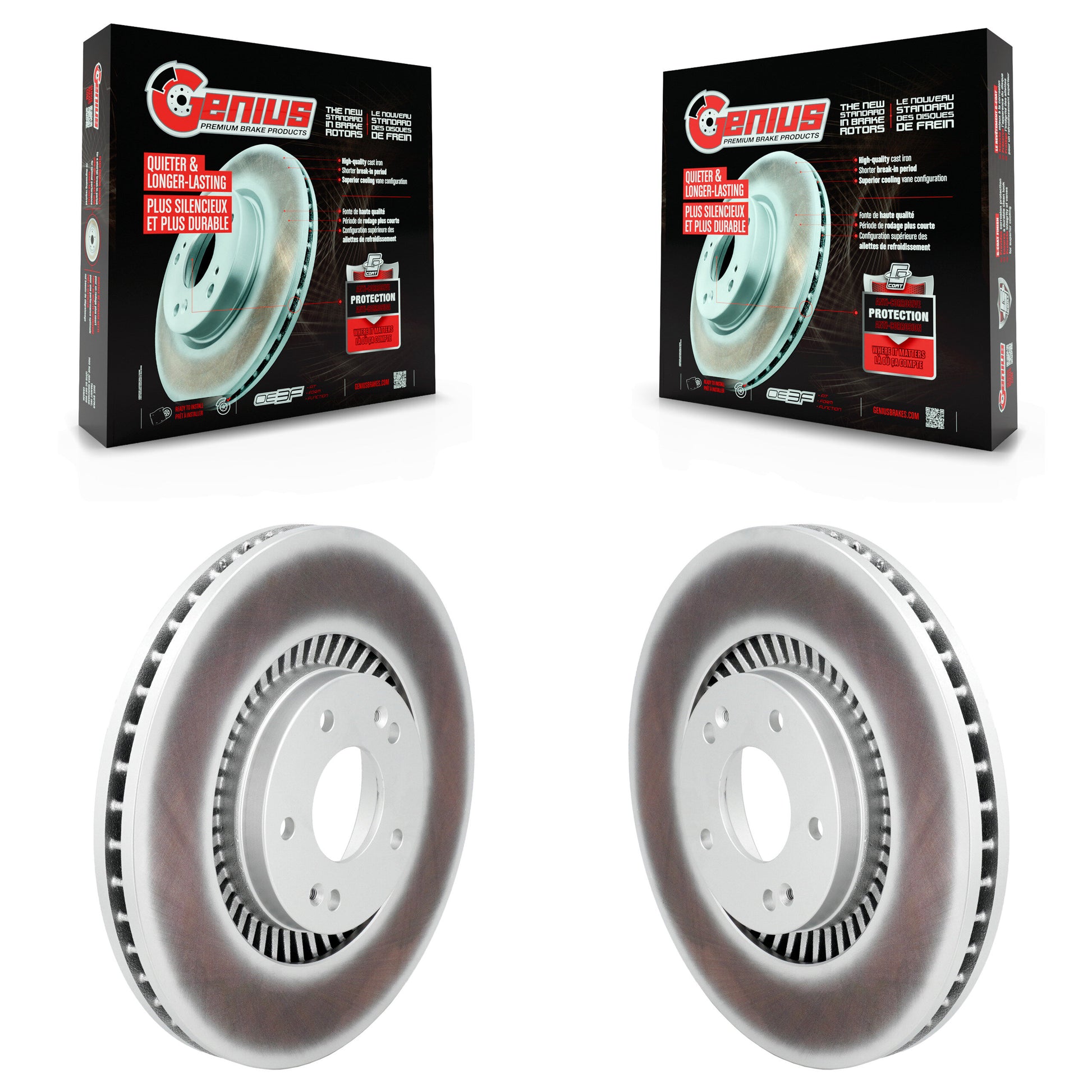 Genius KG-101986 Disc Brake Rotor for 2022-2025 Kia Carnival - Front